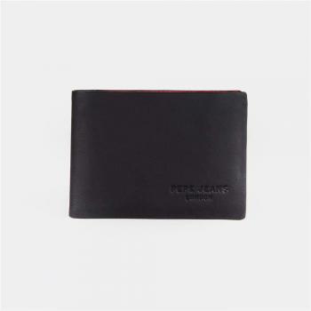 Pepe Jeans 7397161 Colorful Monedero 12 cm, 0.1 litros, Negro