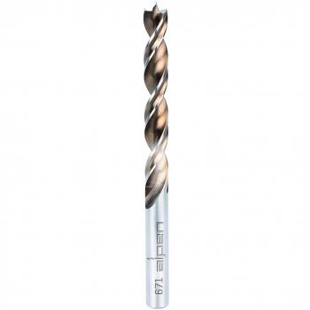 Alpen Maykestag 67100008100 Timber Twist - Juego de brocas para madera, caja de taladro, broca HSS y broca en espiral para madera, 8 piezas, PTM 8, Ø3