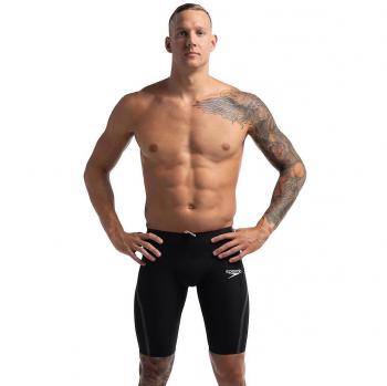 Bañador Speedo Fastskin LZR Pure Intent 2.0 Jammer de cintura alta - Negro / Iridiscente - Hombre UK 26