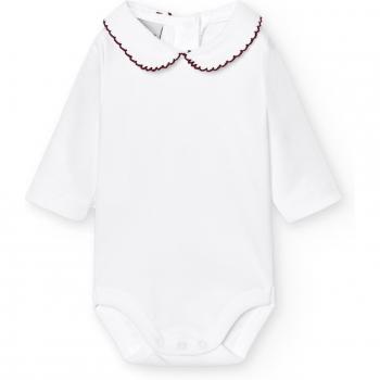 Pack de 2 bodys de bebé cuello polo pique Babidu