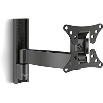 Soporte Giratorio para TV Vogels Wall 1025 Negro, Compatible con Pantallas de 16 a 27'' y VESA 100x100, Capacidad hasta 15kg