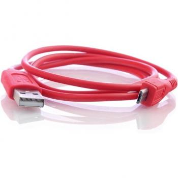 CABLE MICRO USB 2.0 1 METRO PINK DAM - Medidas: 100x1x1cm