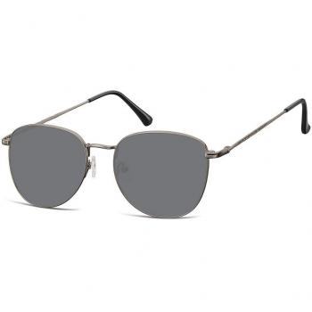 SmartBuy Collection Oval Full Rim Metal Men's Prescription Sunglasses Gunmetal Size 55