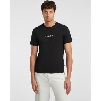 Camiseta de manga corta Guess Jeans para hombre, color negro, modelo GUESS M4YI52 K8HM0