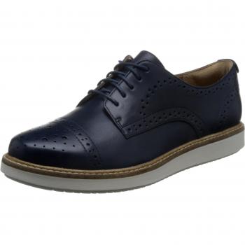 Clarks Glick Shine, Zapatos de Cordones Oxford para Mujer, Azul