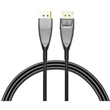 Cable óptico Premium DisplayPort 1.4 de 15m - Alta Calidad, Soporta 8K 60Hz