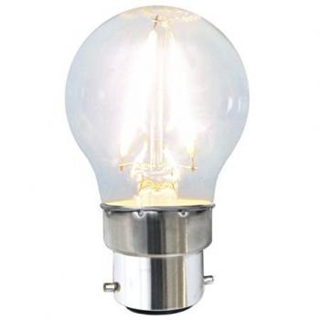 Star Jardín Decoración, Filamento LED, B22, 2700 K, 80 Ra, a +, Transparente, 4,5 x 4,5 x 8,0 cm, 352 – 19 – 2