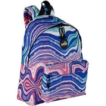 Mochila Escolar Americana Ranking Be Sassy - Material Reciclado RPET - Compartimento Principal y Bolsillo