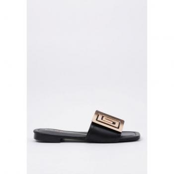 Krack Core SAINTES Sandalia Plana Mujer Negro 37