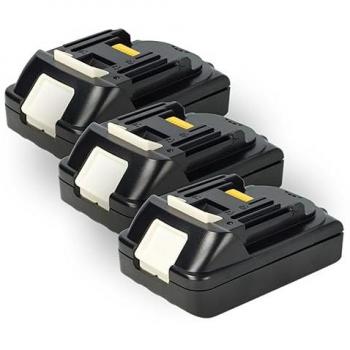 3x Batería Compatible con Makita DDF480RF, DDF456Z, DDF459RF3J, DDF458Z, DDF459RMJ, DDF480 - 2500 mAh, Li-Ion