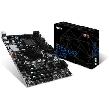 MSI 970A-G43 PLUS AMD 970 Socket AM3+ ATX - Placa base