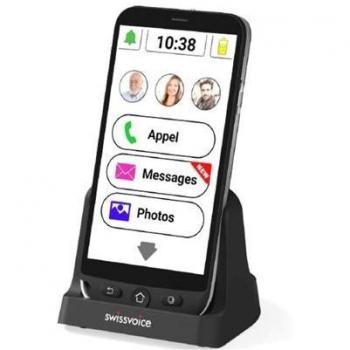 Smartphone Swissvoice G50 para Personas Mayores - Amplificación de Sonido, Pantalla a Color y 3 Memorias Directas