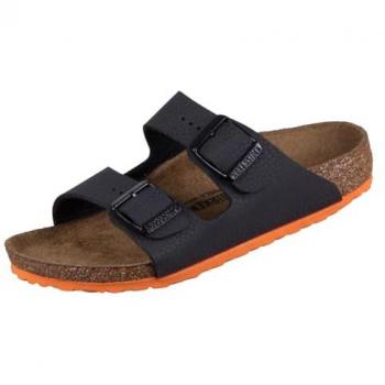Birkenstock Arizona Kids Sandals - Black/White, EU 28
