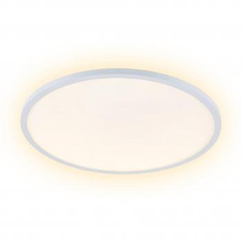 Panel LED Brenda CCT con mando a distancia Ø 60 cm, moderno, blanco, hecho de aluminio, ideal para salón y comedor, lámpara de oficina y lugar de trabajo