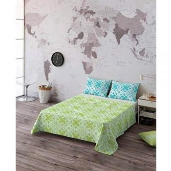 Munich Juego de sábanas Alpha Verde Cama 150 cm