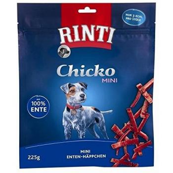 Rinti Chicko Mini láminas para perros - Pato (2 x 225 g) - Pack Ahorro
