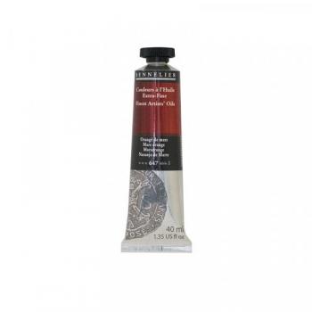 Pintura al óleo Sennelier Extra Fina - Naranja Marte - 40ml - Pigmentos naturales - Acabado satinado