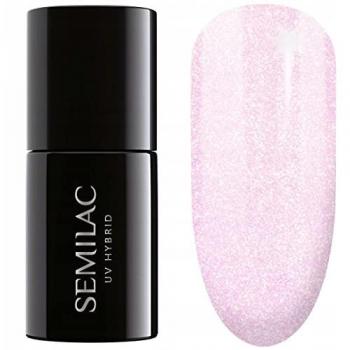 Esmalte Semipermanente UV Gel Semilac 390 Chispa de Amor Desnudo 7ml Rosa