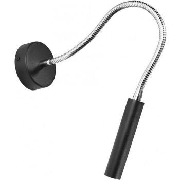 Aplique de Pared Axil Negro G9 con Luz de Lectura LEDBOX 52cm Sollux Lighting Bittersweet Shimmer