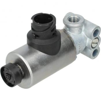 Electroválvula WABCO 4721726260, válvula electromagnética con conexión eléctrica, diseño compacto, alta resistencia a la corrosión, funcionamiento eficiente en sistemas de aire comprimido