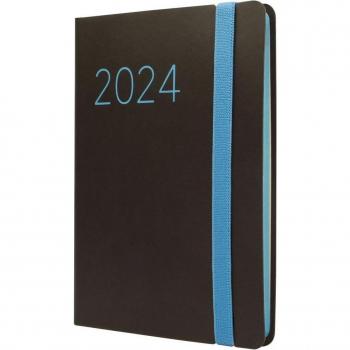 Finocam Agenda Flexi Lisa Semana Vista Horizontal F4 118x168mm Negro 2024