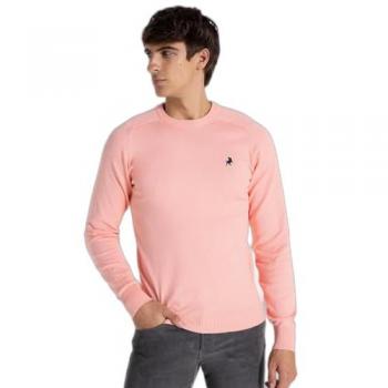 Jersey Básico de Punto para Hombre con Cuello Caja Bordado Toro - Lois Jeans