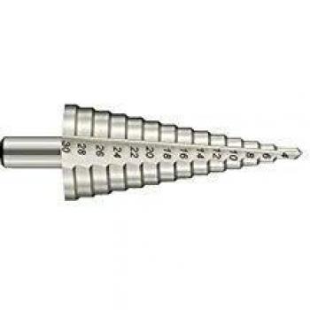 Broca cónica Etage ampli-trous HSS cilindros de 4 a 30 mm