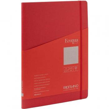 Libreta A4 Puntos Espiral Escondida Ecoqua Plus Fabriano Boutique Rojo