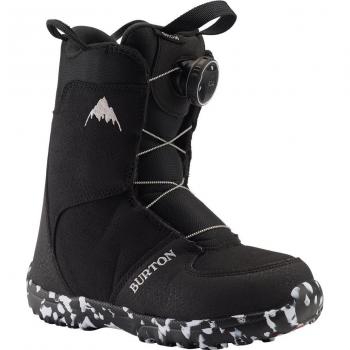 Burton Botas de Snowboard Grom Boa para Niños, Color Negro, Talla 13C