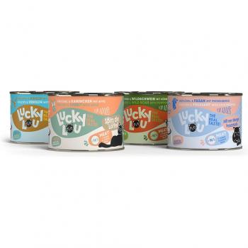 Lucky Lou Adult 6 x 200 g - Pack de degustação - Wild Mix