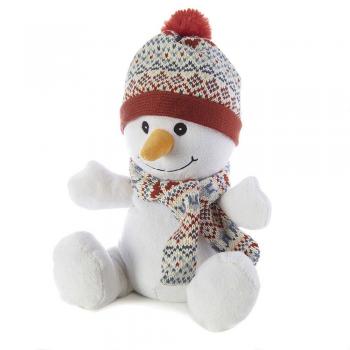Intelex – Peluche de muñeco de nieve – para microondas/se puede calentar en el microondas de juguete