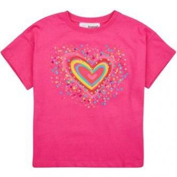 Camiseta Desigual TS_HEART fucsia para niña