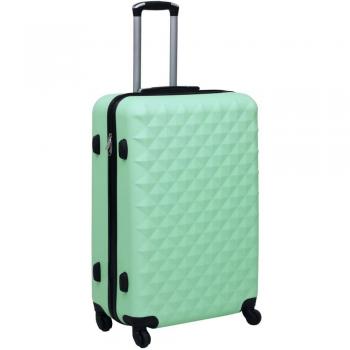 Maleta Trolley Melya Rígida Con Ruedas Giratorias Verde Menta 28X76x48