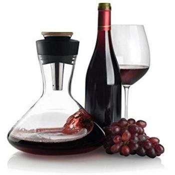XD Design Decantador de Vino Aerato, Bambú, 0.011x0.011x18.9 cm