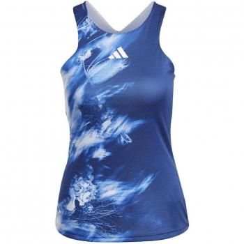 adidas Melbourne Y- Camiseta de tenis para mujeres - Azul Oscuro