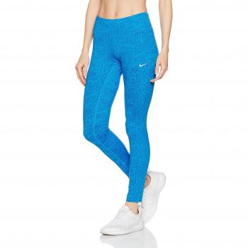 Nike W Nk Pwr Epic Run Tght Pr - Mallas para mujer, color azul, talla L