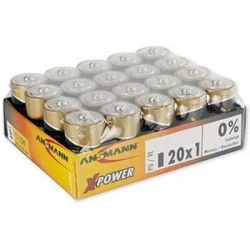Pilas Alcalinas Ansmann X-Power Baby C 1.5V - Paquete de 20 unidades