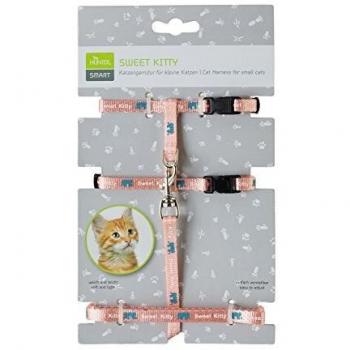 HUNTER Sweet Kitty peitoral e trela para gatos - rosa