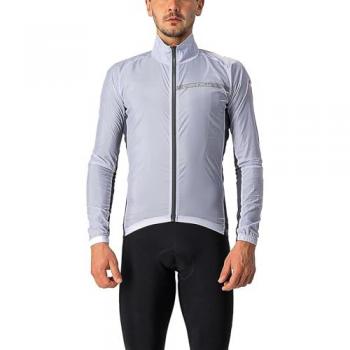 Chaqueta cortavientos Castelli Squadra Stretch para hombre, color azul, talla S