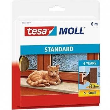 tesa 05559-101 6m Burlete de espuma Autoadhesivo Marrón - Burletes aislantes