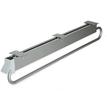 Emuca - Perchero colgador extraíble para armario o vestidor, percha extensible de largo 800 mm
