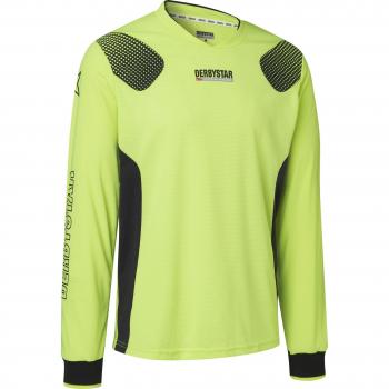 Derbystar Aponi Pro Camiseta de Portero, Hombre, Amarillo Negro, Small