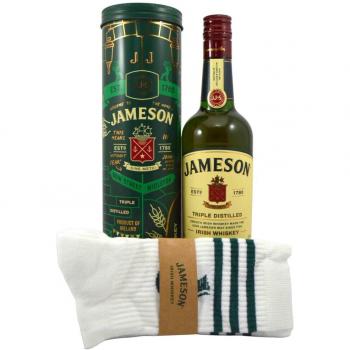 Estuche de Whisky Jameson 70cl con Lata y Calcetín