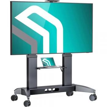 Soporte TV Móvil Onkron TS2821-B para Pantallas de 70 a 110, hasta 130 kg, Altura Ajustable, VESA Máx 1000x600, Color Negro