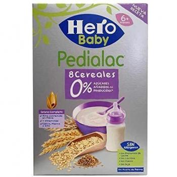 Hero Pedialac 8 Cereales, 0% Azúcares, 340 gr