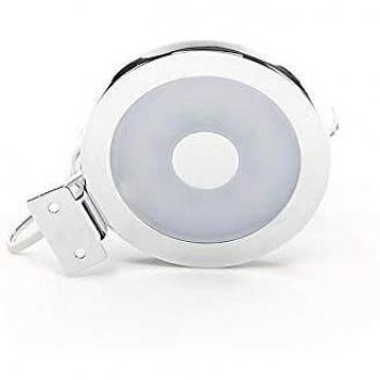 Lámpara de espejo redonda LED 12V, 4.5W, IP44, regulable