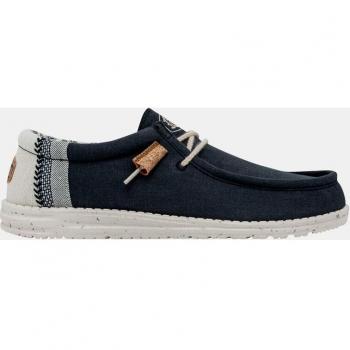 Hey Dude Wally Break Stitch Men's Navy Sneakers