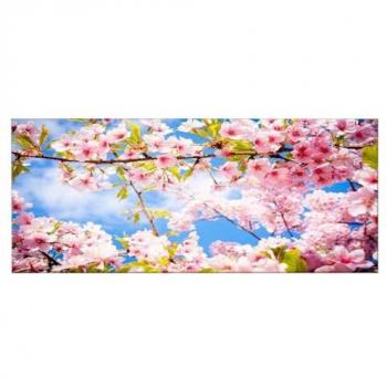 Impresión sobre Lienzo Cerezos en Flor 1, Poliéster Multicolor, 100x3x70 cm