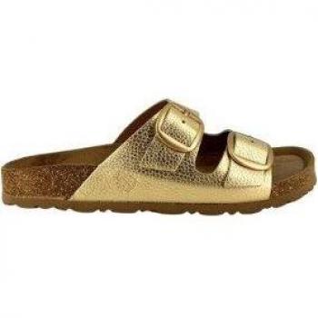 Sandalias de Piel Granada 700 dorado Yokono