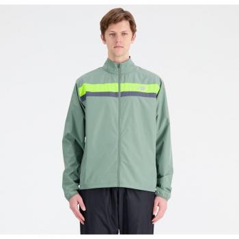 Cortavientos New Balance Accelerate Jacket Mj23236 - Chaqueta verde para hombre, talla M, material ligero y transpirable, diseño deportivo, ideal para actividades al aire libre